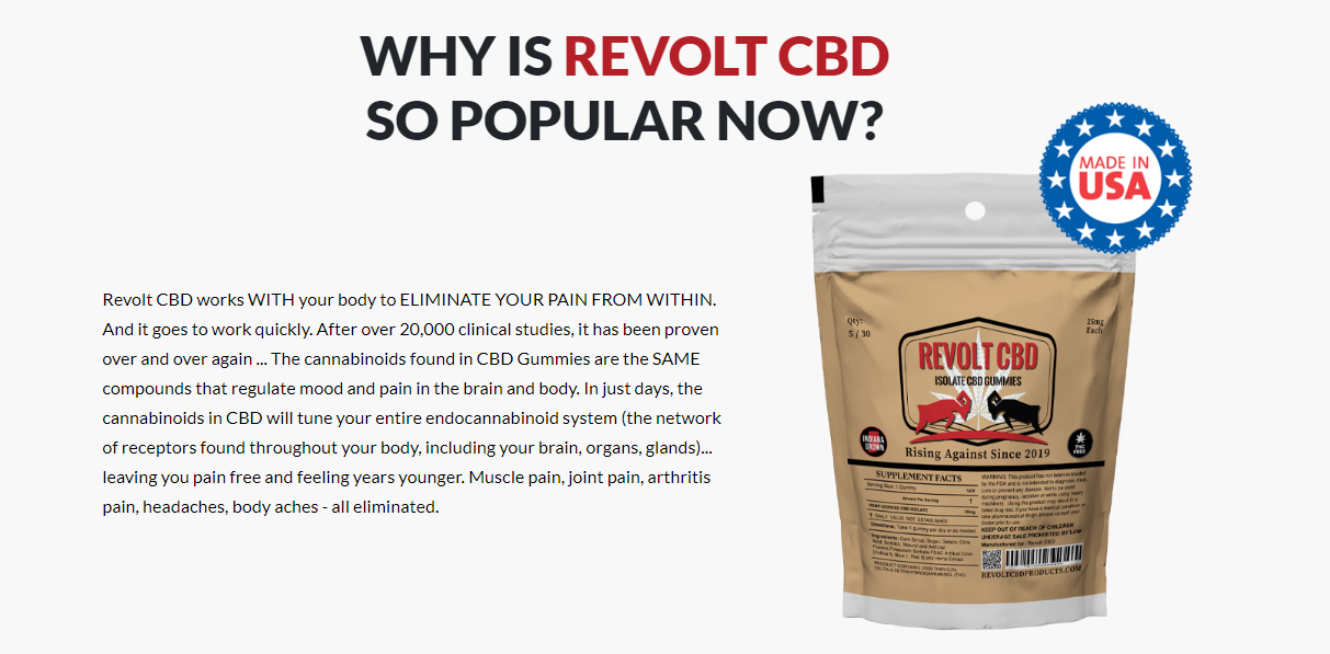 Revolt CBD Gummies